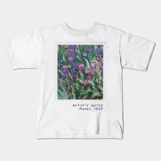 monet's garden Kids T-Shirt